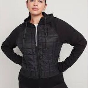 Old Navy Active Black Fleece Jacket